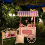 Carretto scenografico caramelle